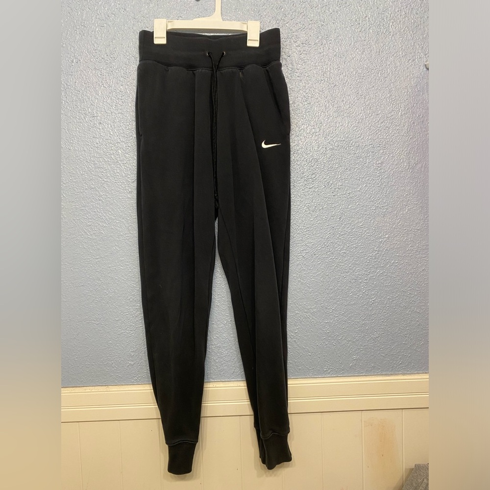 Black, High Waisted, Nike Sweatpants